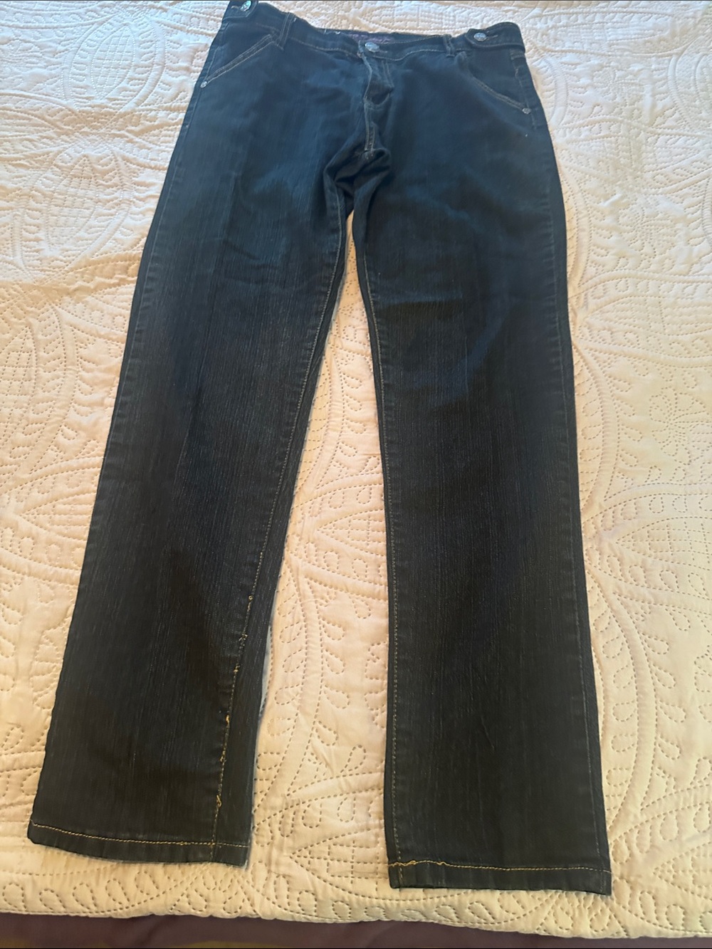 Source Unknown Women's Dark Blue Boot Cut Jeans